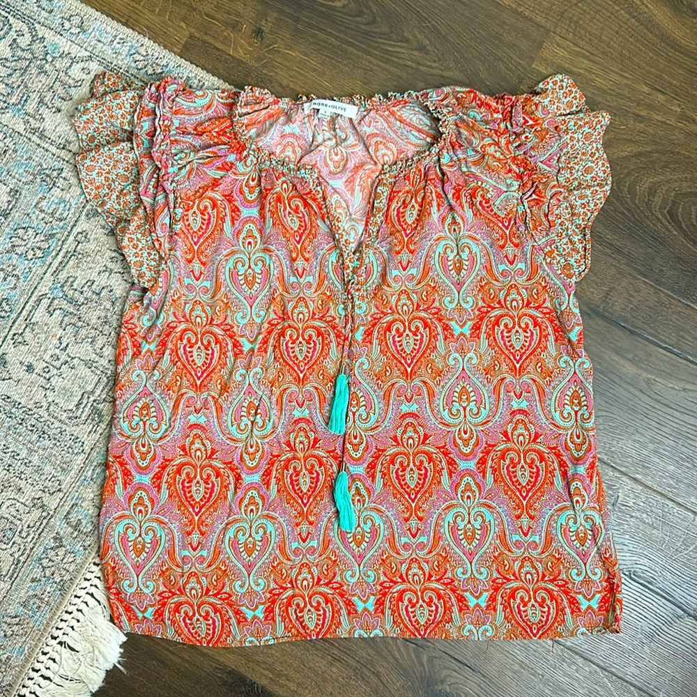 Rose + Olive Blouse